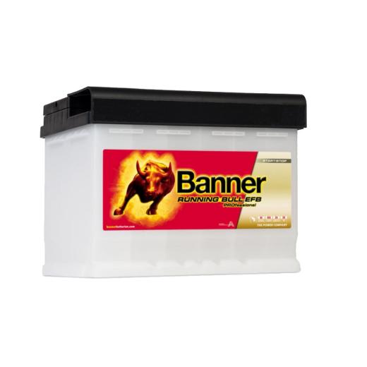 Banner Running Bull 12V 65Ah / EFB PRO 565 11 | für Start/Stop-Anwendung