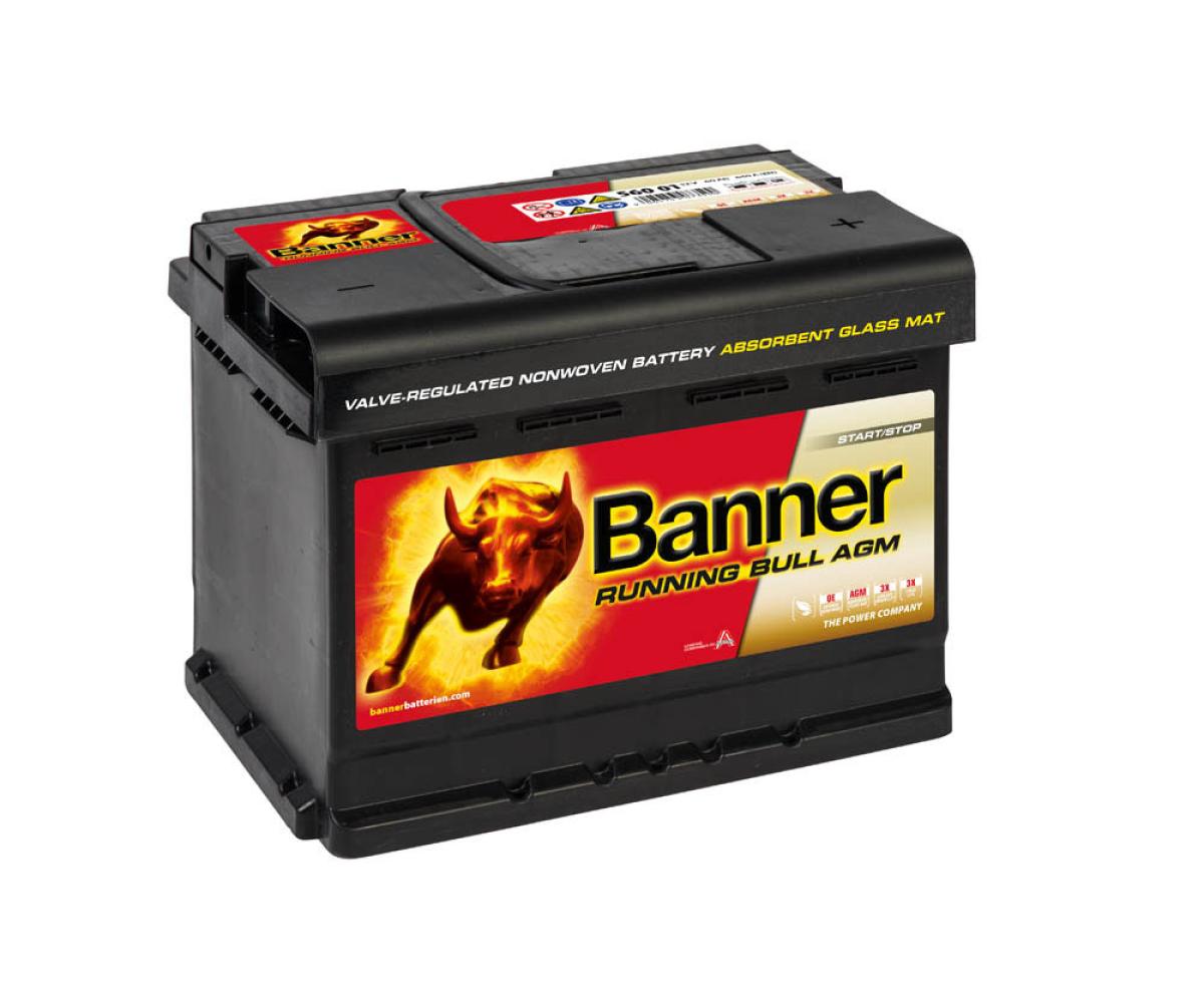 Banner Running Bull 12V 60Ah / AGM 560 01