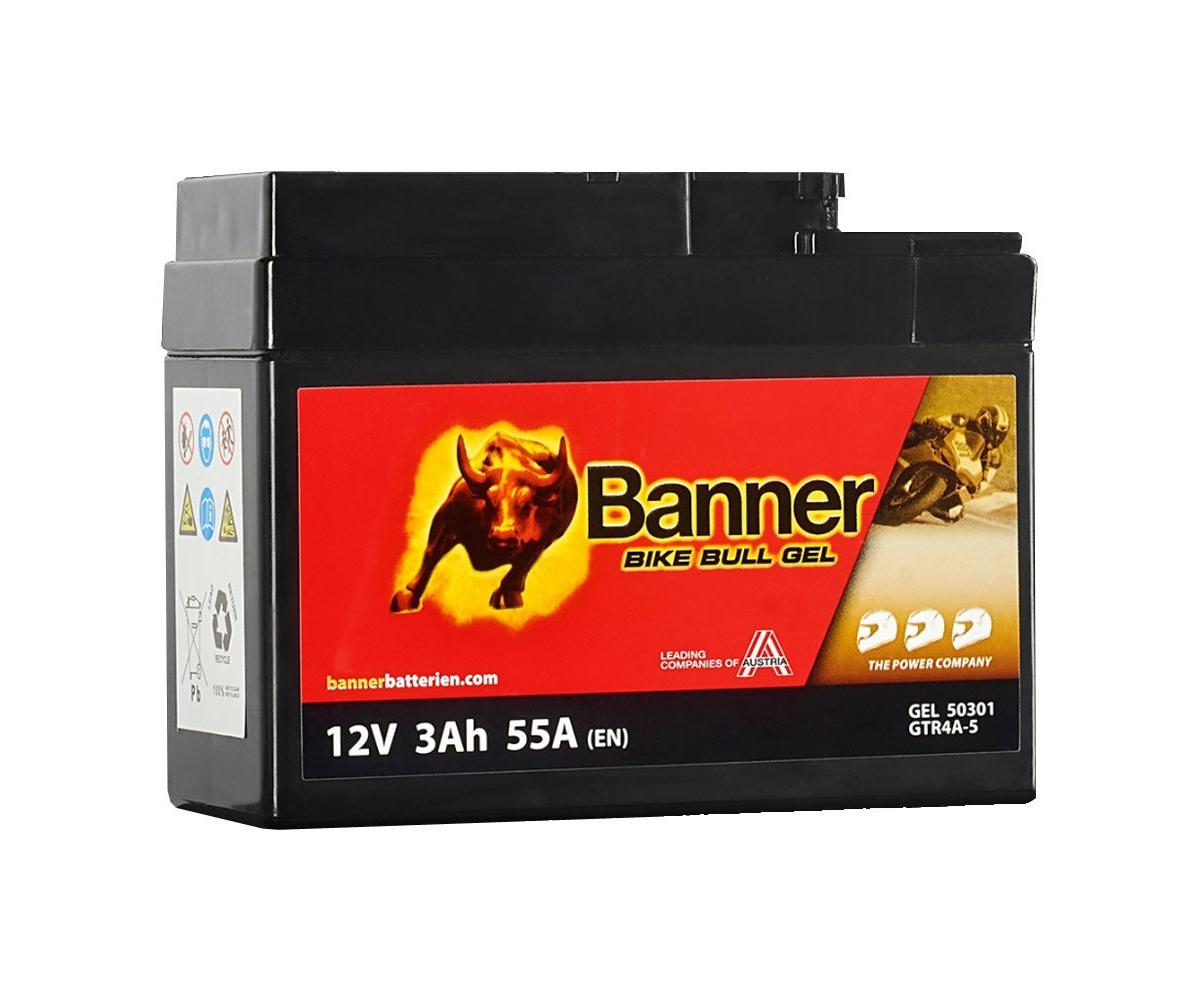 Banner Bike Bull GEL 12V 3Ah / GEL 503 01 - BGTR4A-5