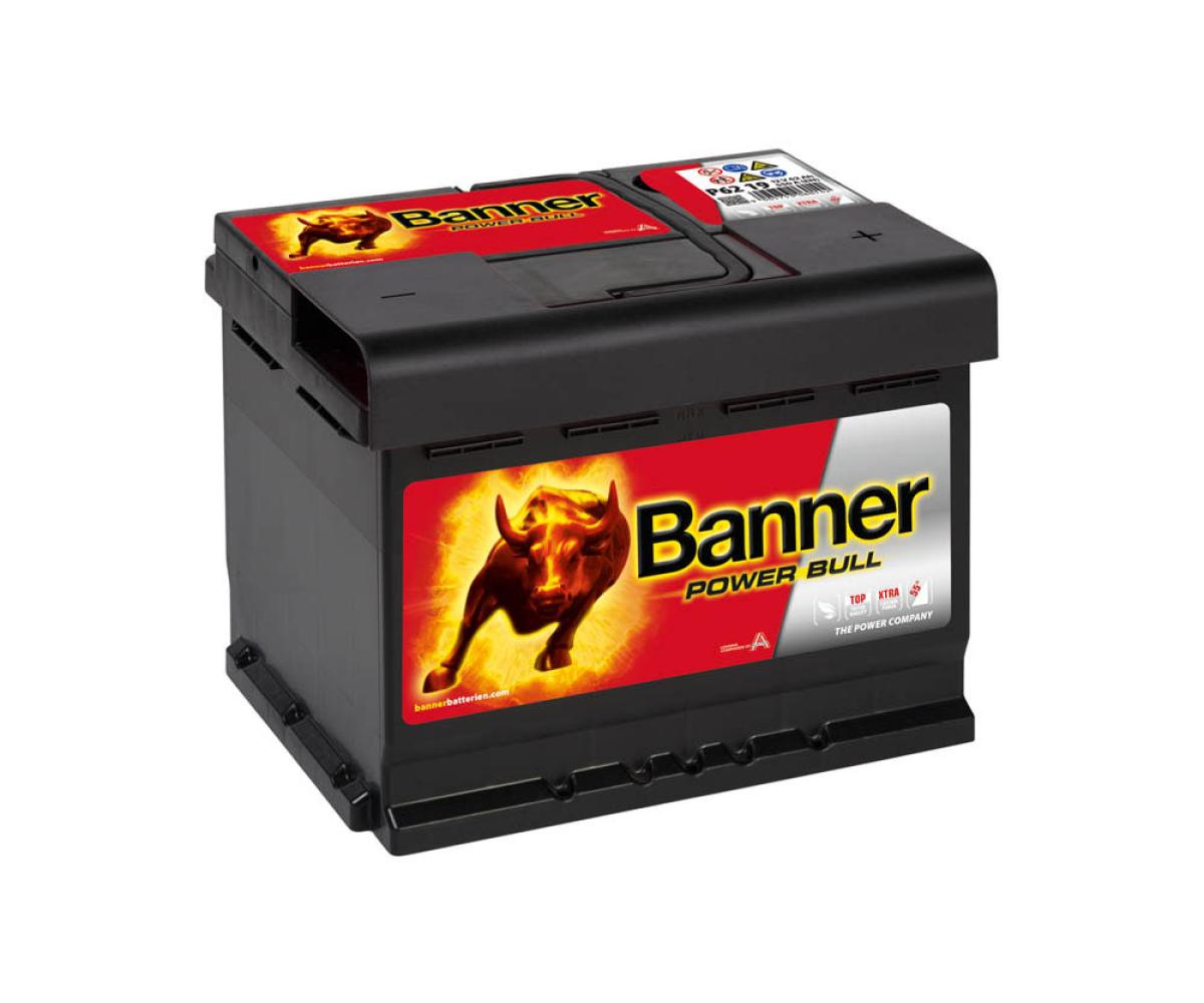 Banner Power Bull  12V 62Ah / P62 19