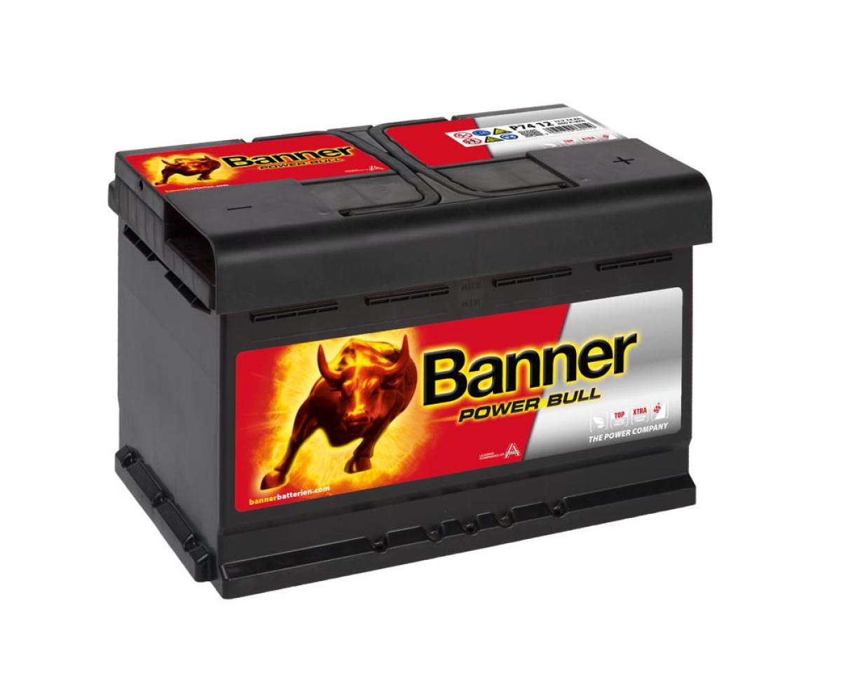 Banner Power Bull  12V 74Ah / P74 12